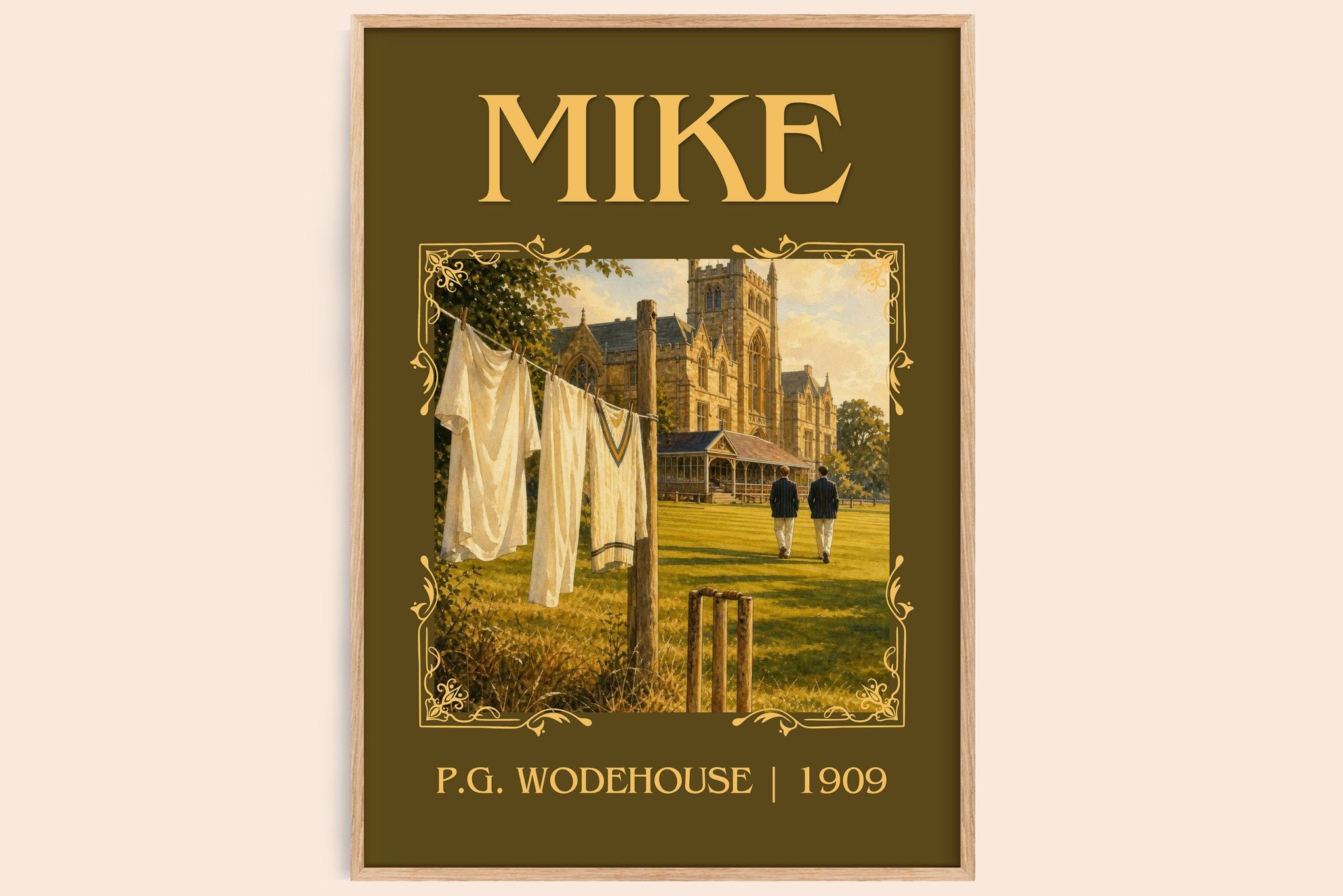 Mike Classic Book Art Print by P.G. Wodehouse