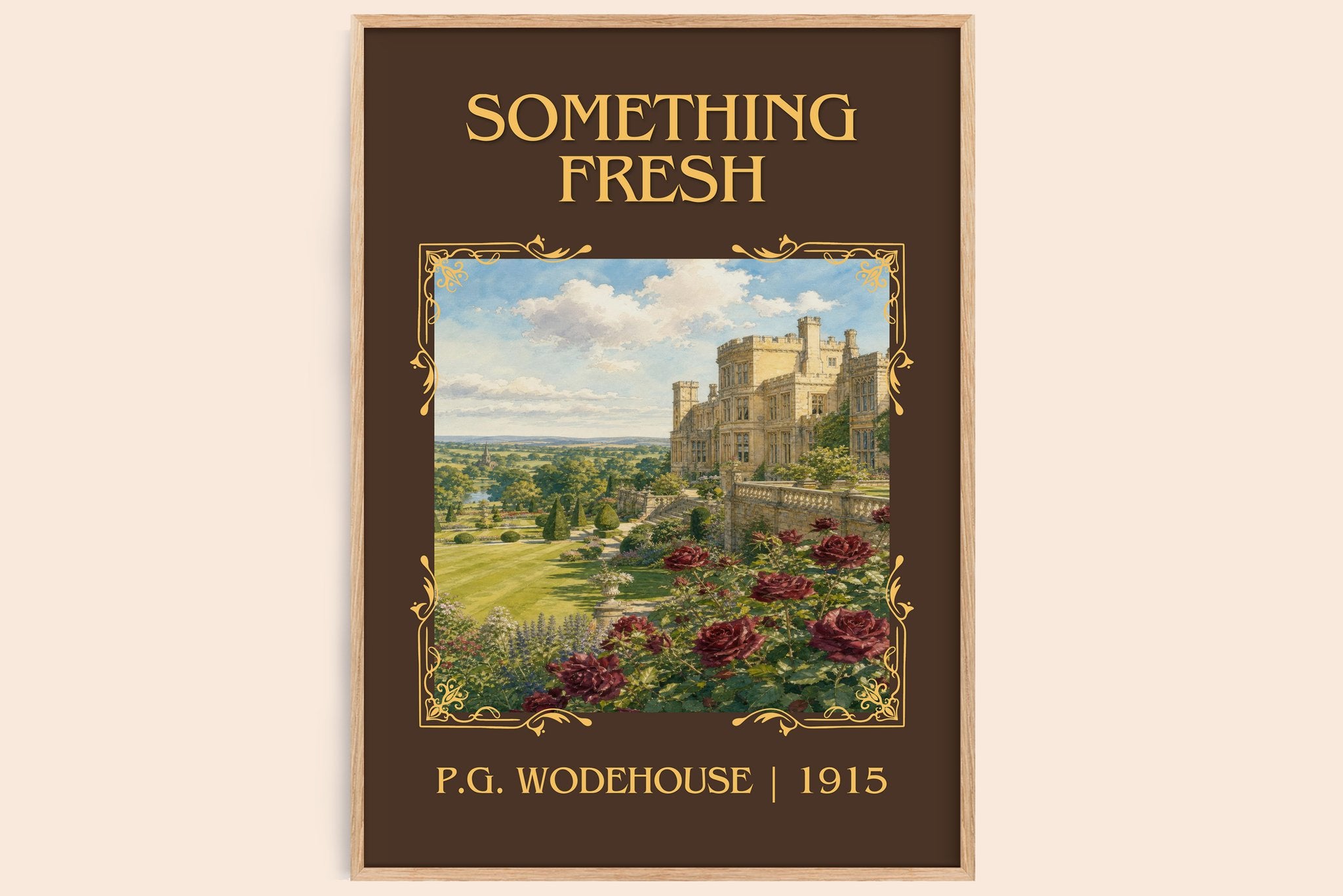 Something Fresh Classic Book Art Print by P.G. Wodehouse