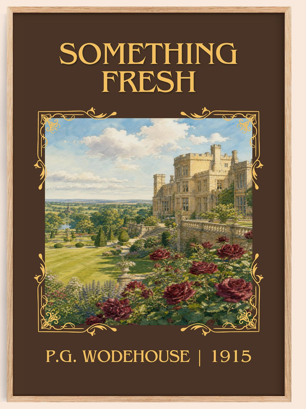 Something Fresh Classic Book Art Print by P.G. Wodehouse – book poster