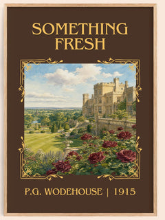 Something Fresh Classic Book Art Print by P.G. Wodehouse – book poster