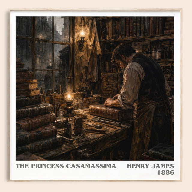 The Princess Casamassima Literary Art Print by Henry James
