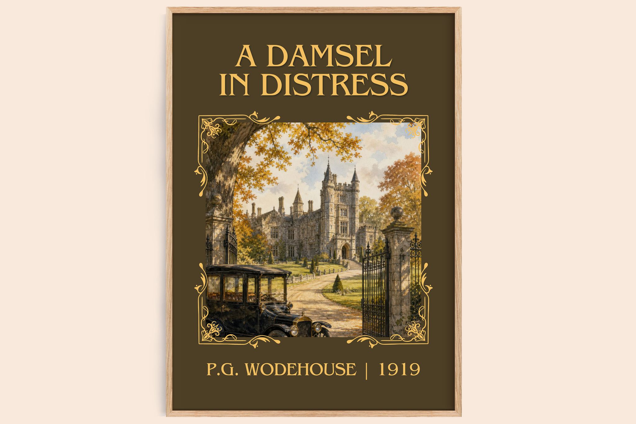 A Damsel in Distress Classic Book Art Print by P.G. Wodehouse