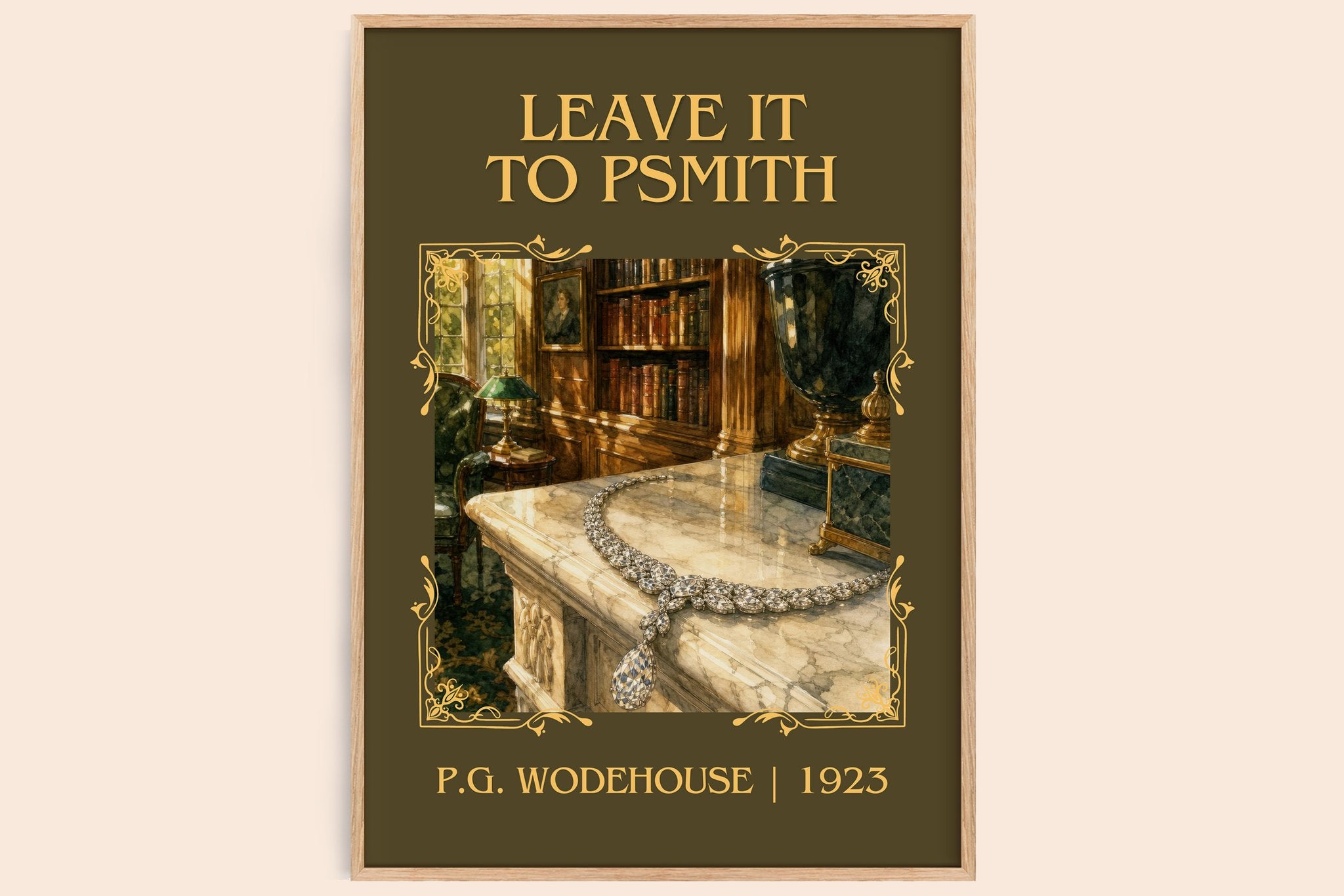 Leave It to Psmith Classic Book Art Print by P.G. Wodehouse