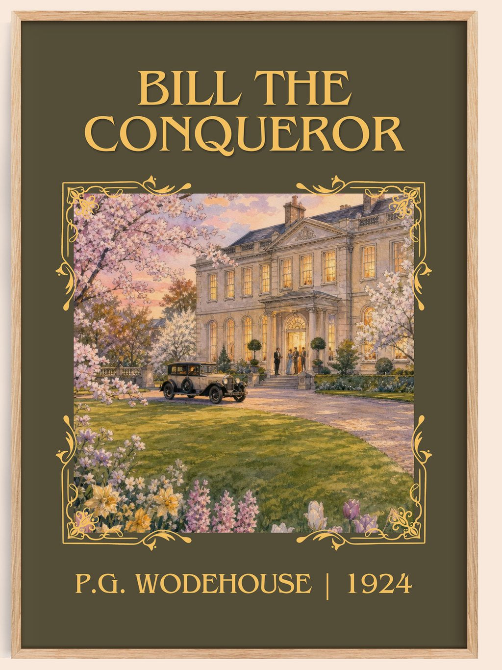 Bill the Conqueror Classic Book Art Print by P.G. Wodehouse – book poster