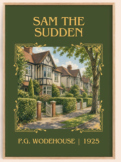 Sam the Sudden Classic Book Art Print by P.G. Wodehouse – book poster