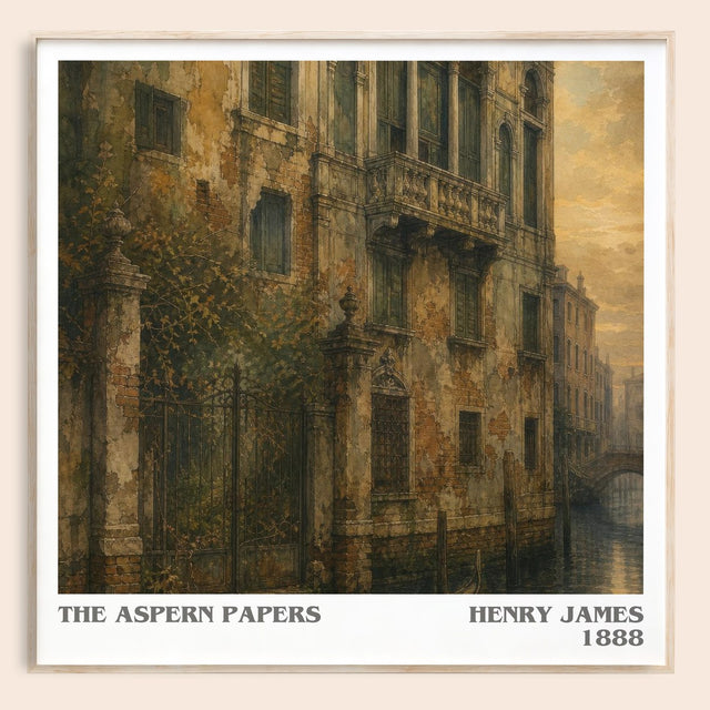 The Aspern Papers Literary Art Print by Henry James