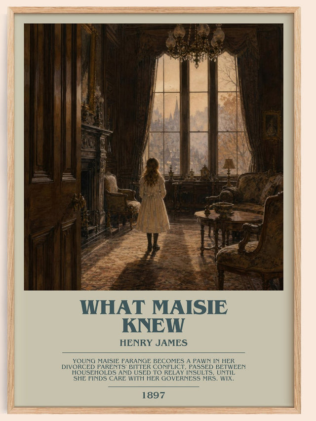 What Maisie Knew Bookish Wall Art by Henry James