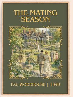 The Mating Season Classic Book Art Print by P.G. Wodehouse – book poster