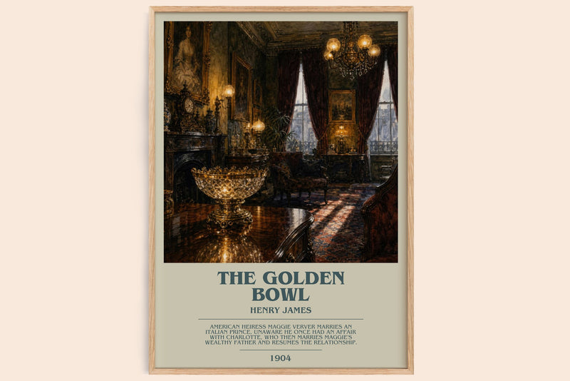The Golden Bowl Bookish Wall Art by Henry James