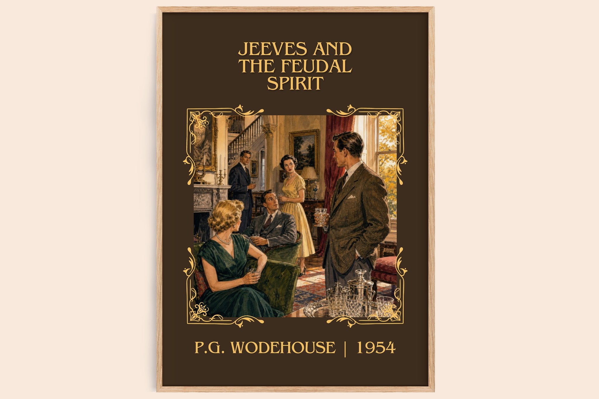 Jeeves and the Feudal Spirit Classic Book Art Print by P.G. Wodehouse