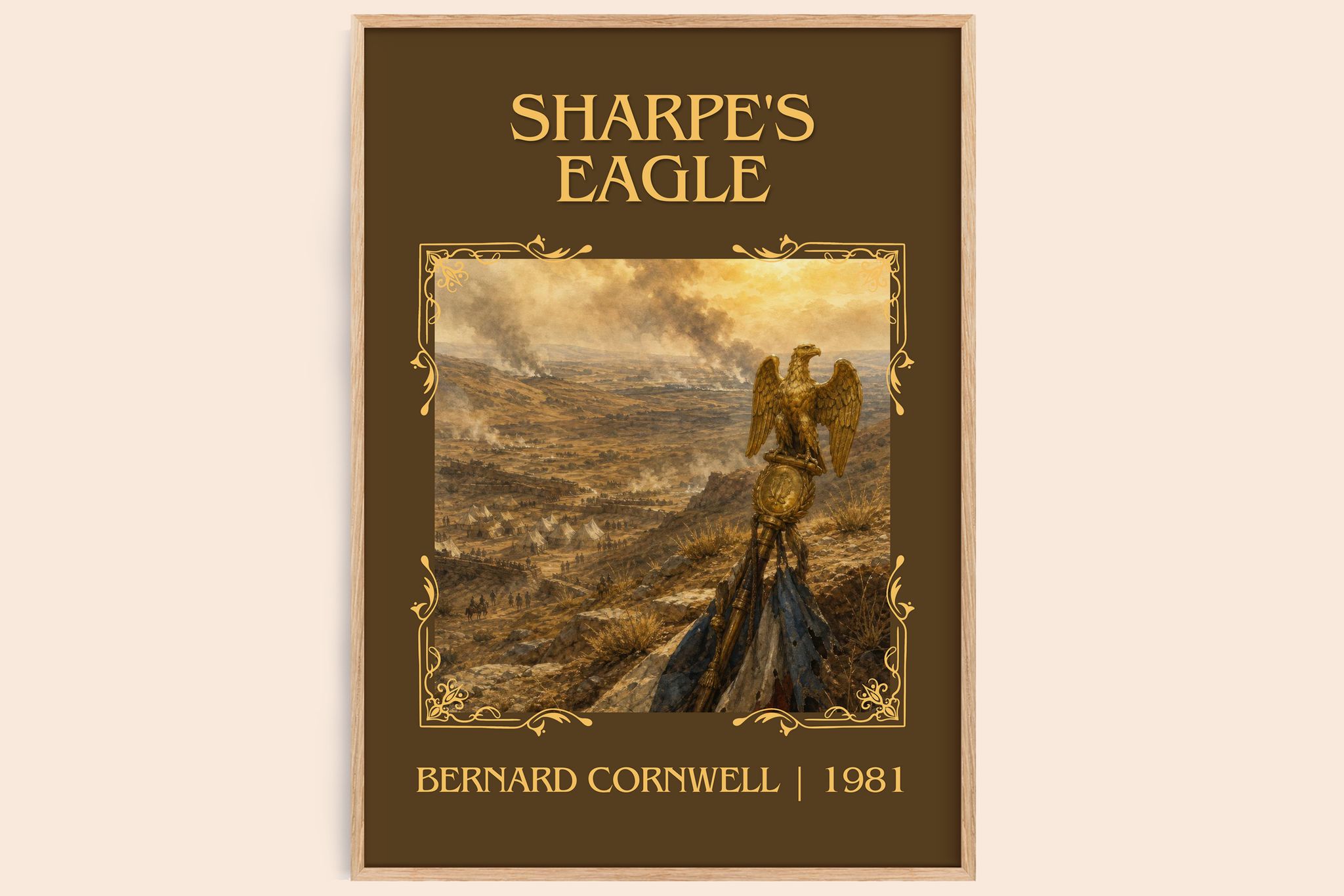 Sharpe's Eagle Classic Book Art Print by Bernard Cornwell