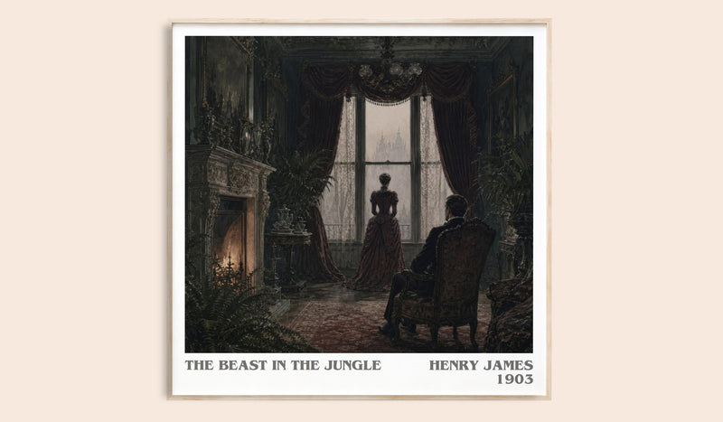 The Beast In The Jungle Literary Art Print by Henry James