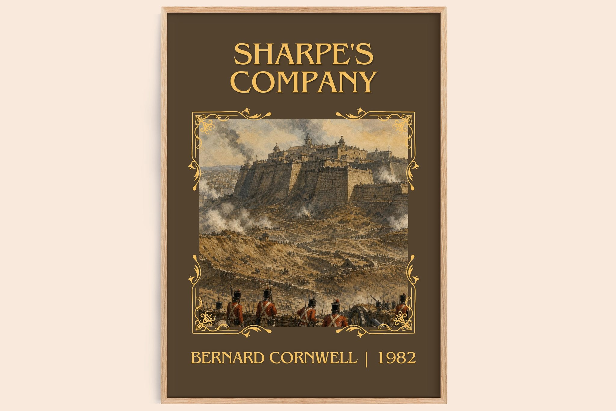 Sharpe's Company Classic Book Art Print by Bernard Cornwell