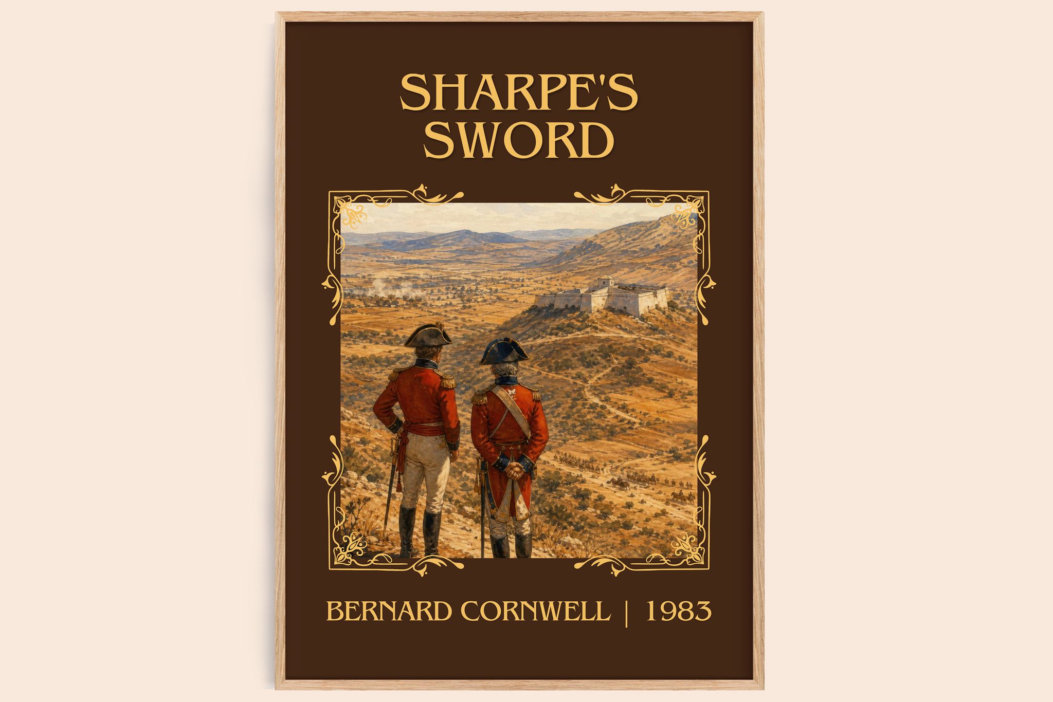 Sharpe's Sword Classic Book Art Print by Bernard Cornwell