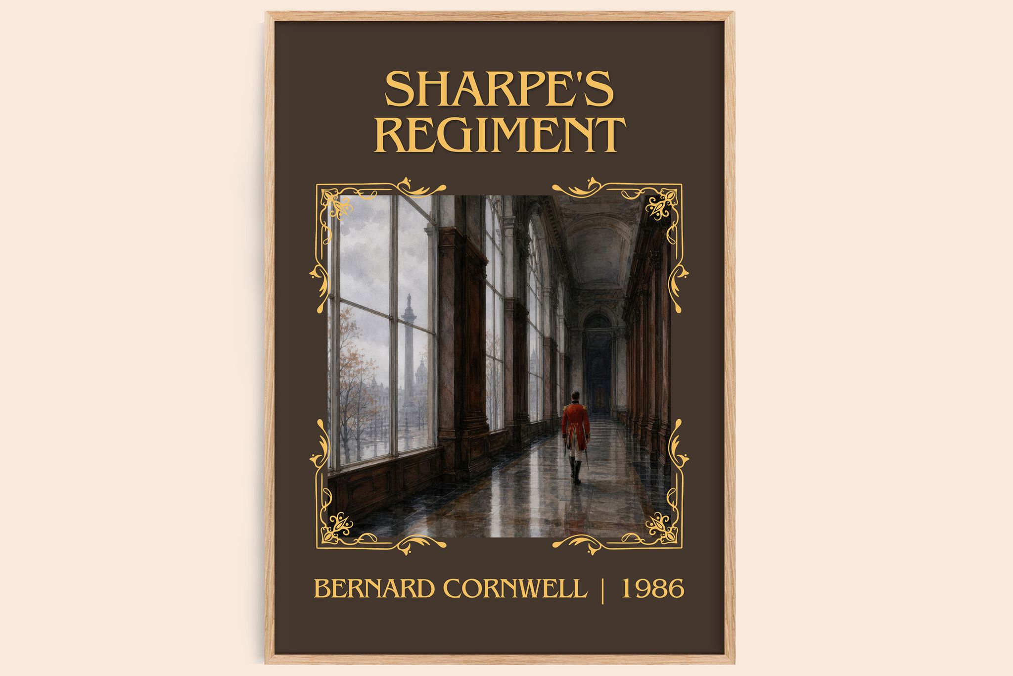 Sharpe's Regiment Classic Book Art Print by Bernard Cornwell