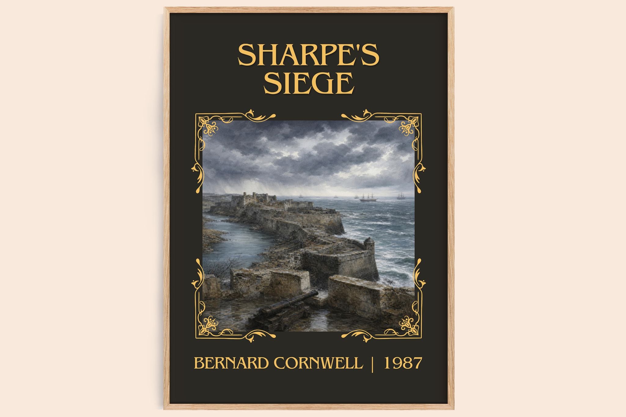 Sharpe's Siege Classic Book Art Print by Bernard Cornwell