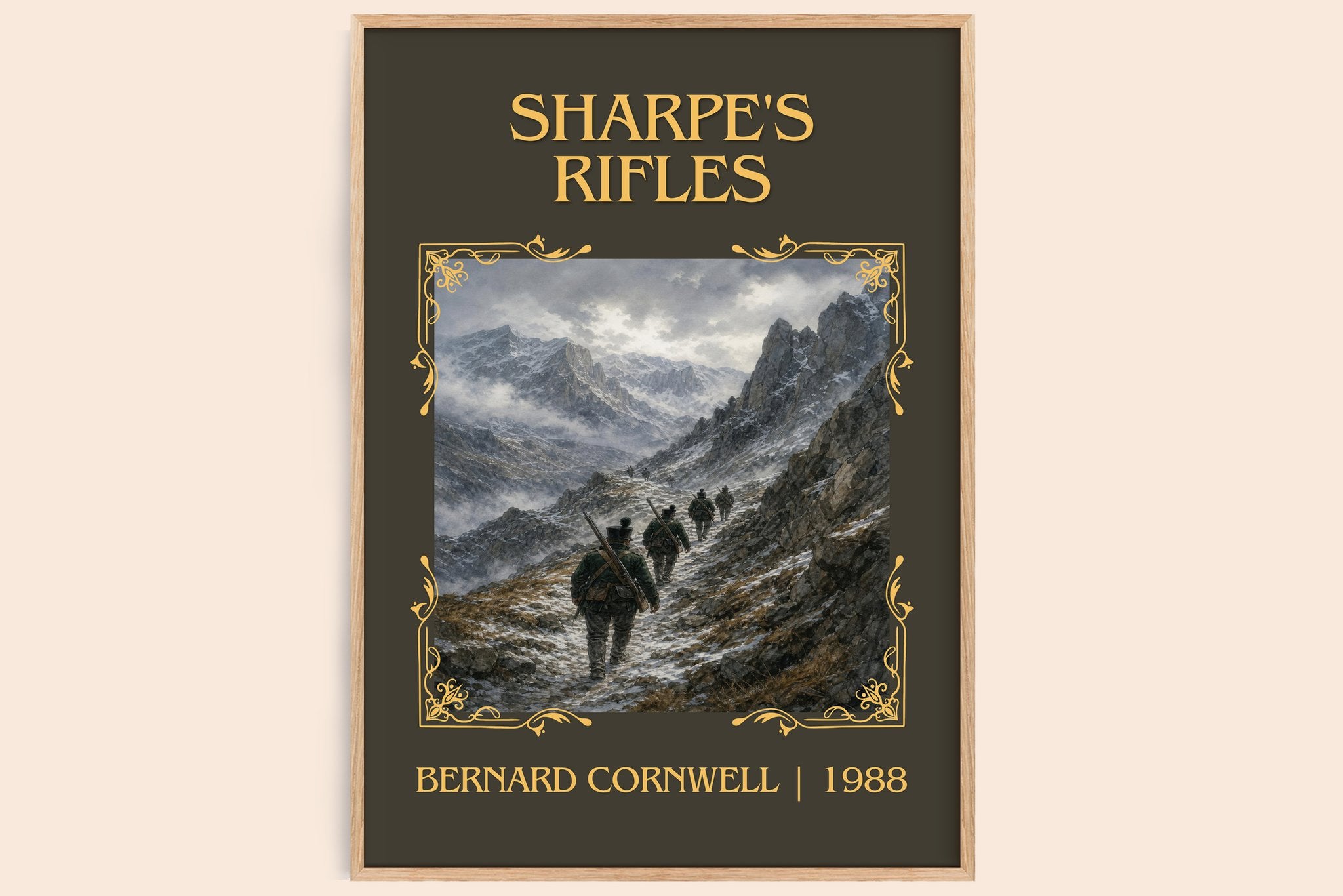 Sharpe's Rifles Classic Book Art Print by Bernard Cornwell