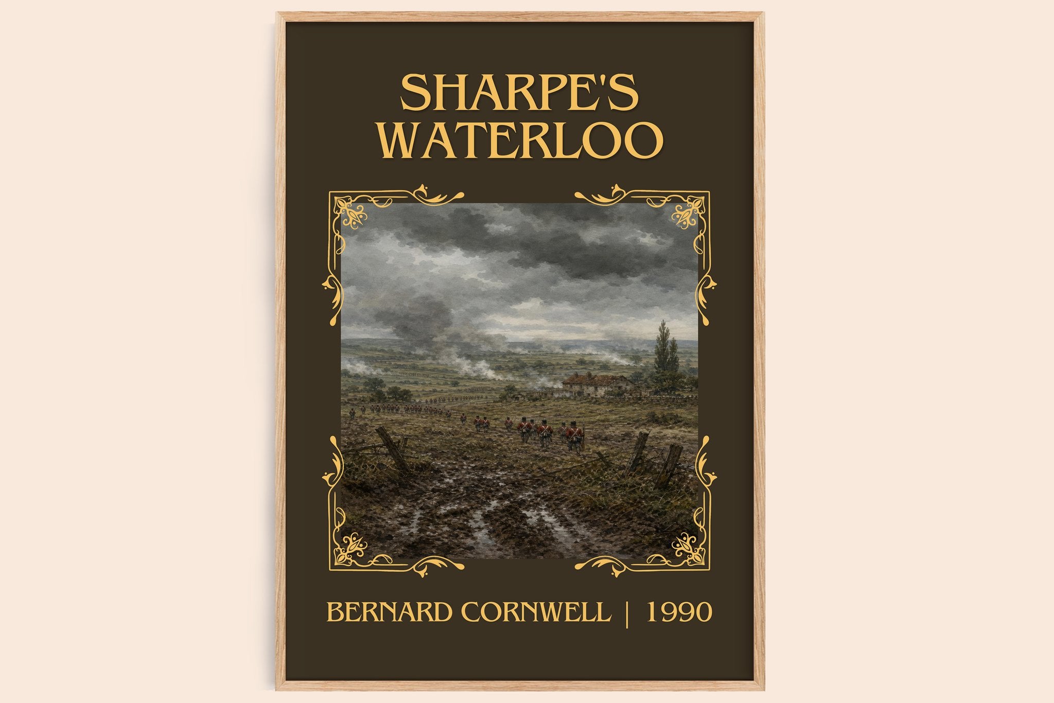 Sharpe's Waterloo Classic Book Art Print by Bernard Cornwell