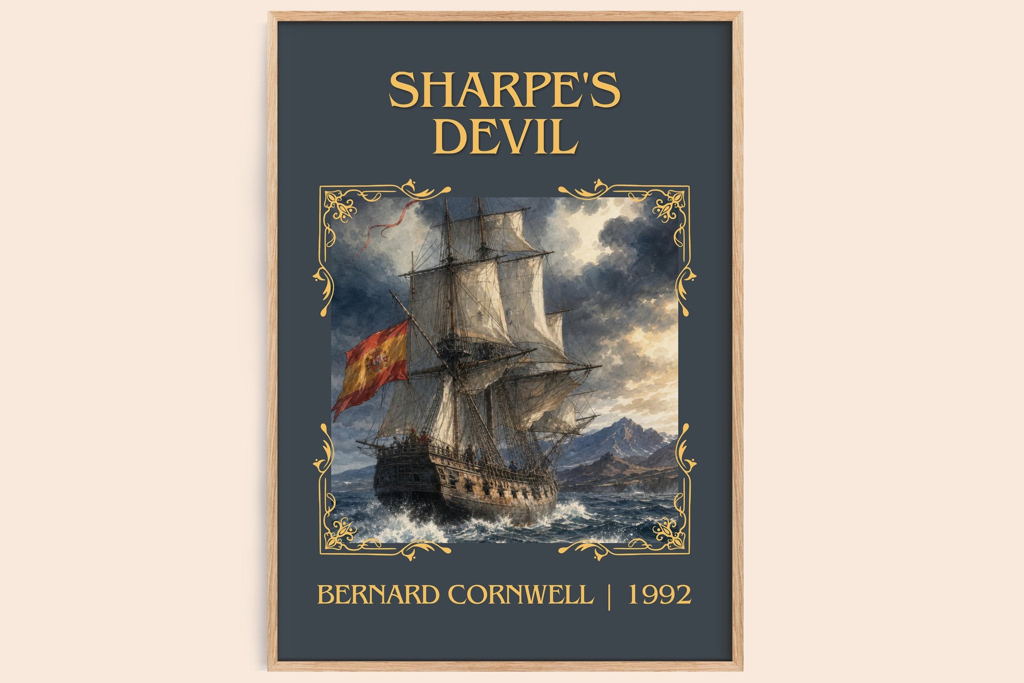 Sharpe's Devil Classic Book Art Print by Bernard Cornwell