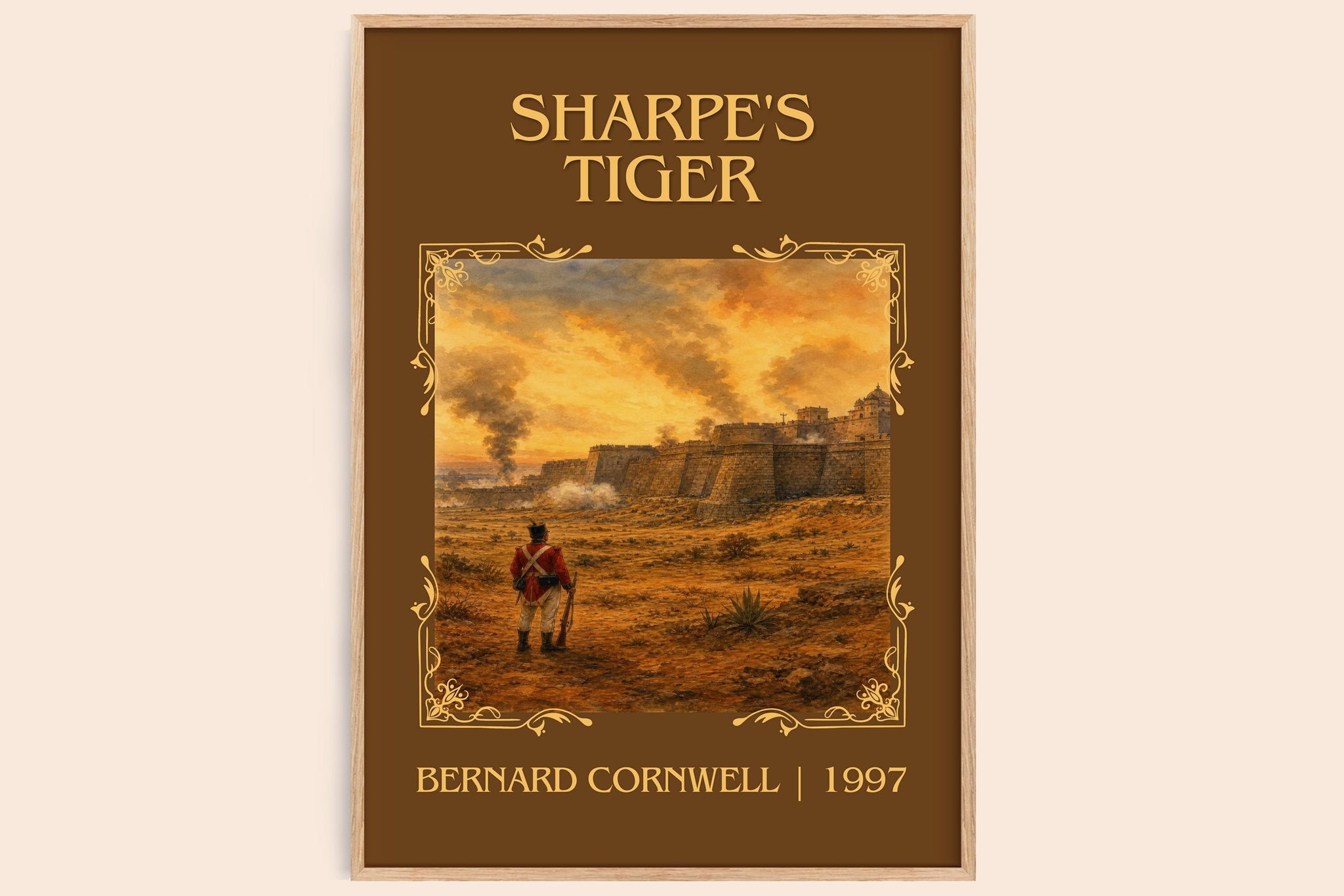 Sharpe's Tiger Classic Book Art Print by Bernard Cornwell