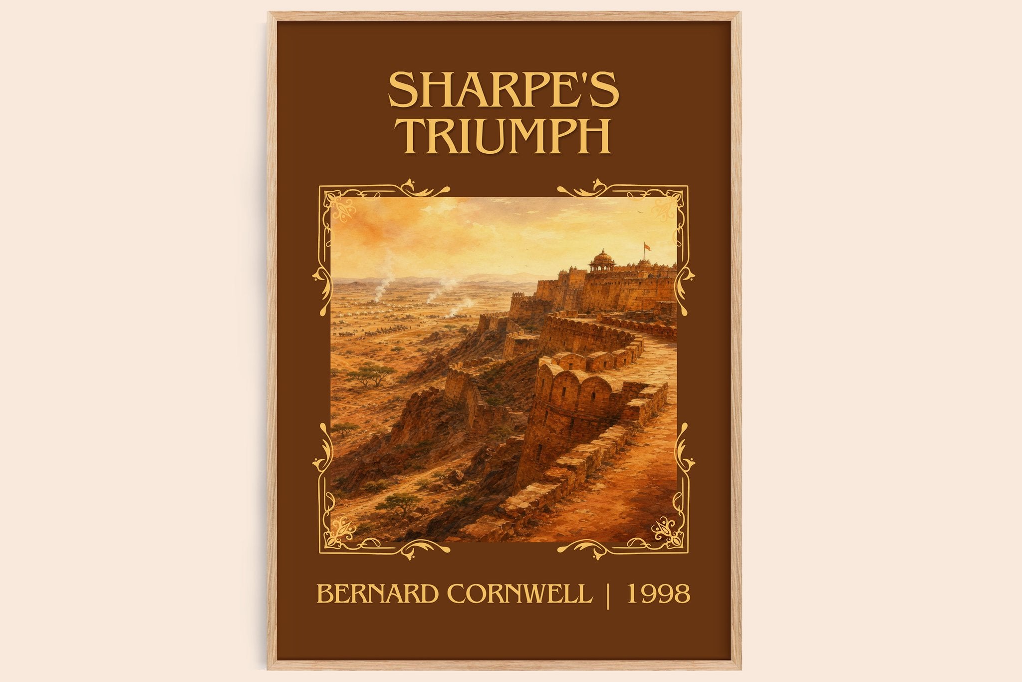 Sharpe's Triumph Classic Book Art Print by Bernard Cornwell