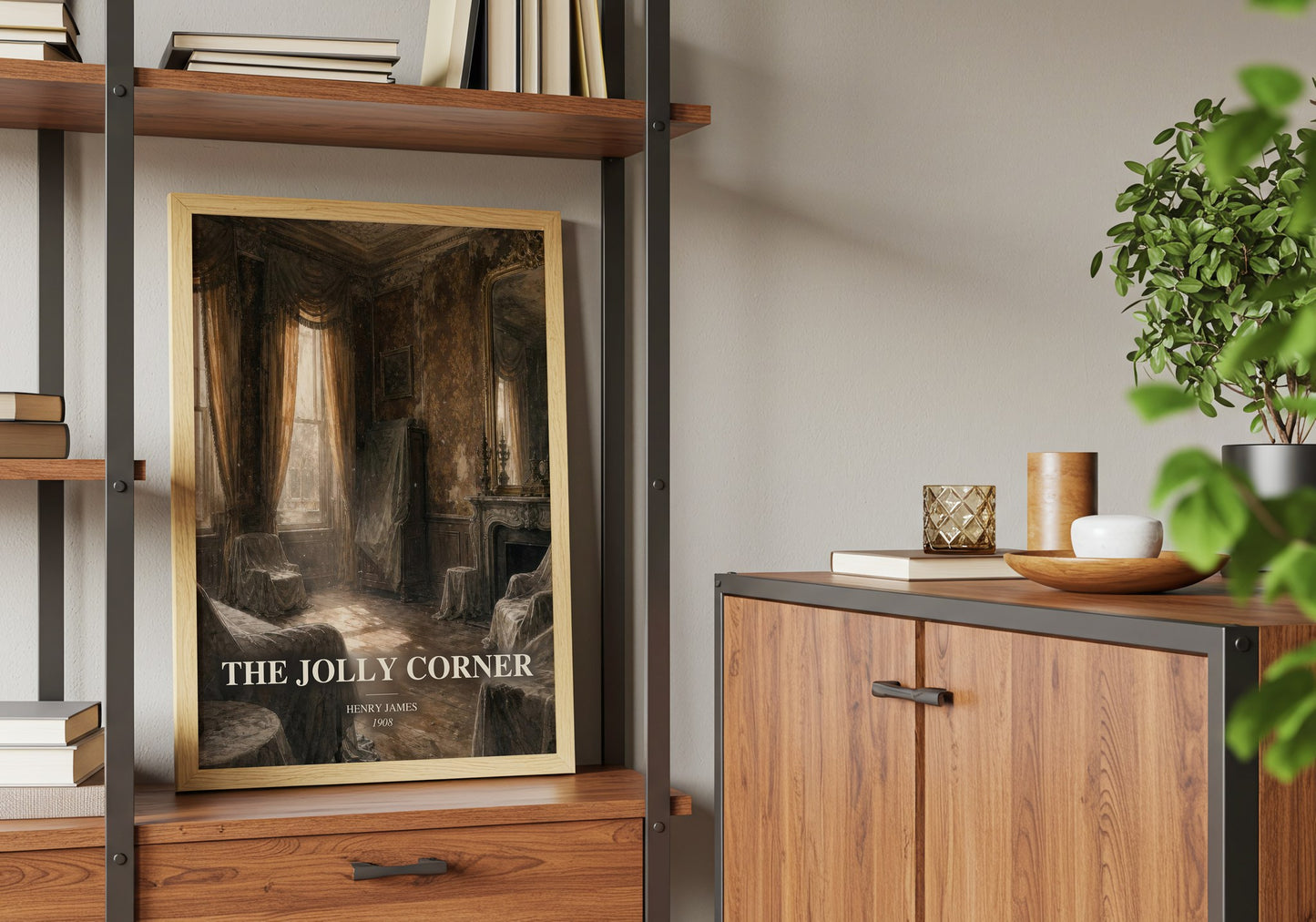 The Jolly Corner book watercolour illustration paper finish options – matte satin gloss
