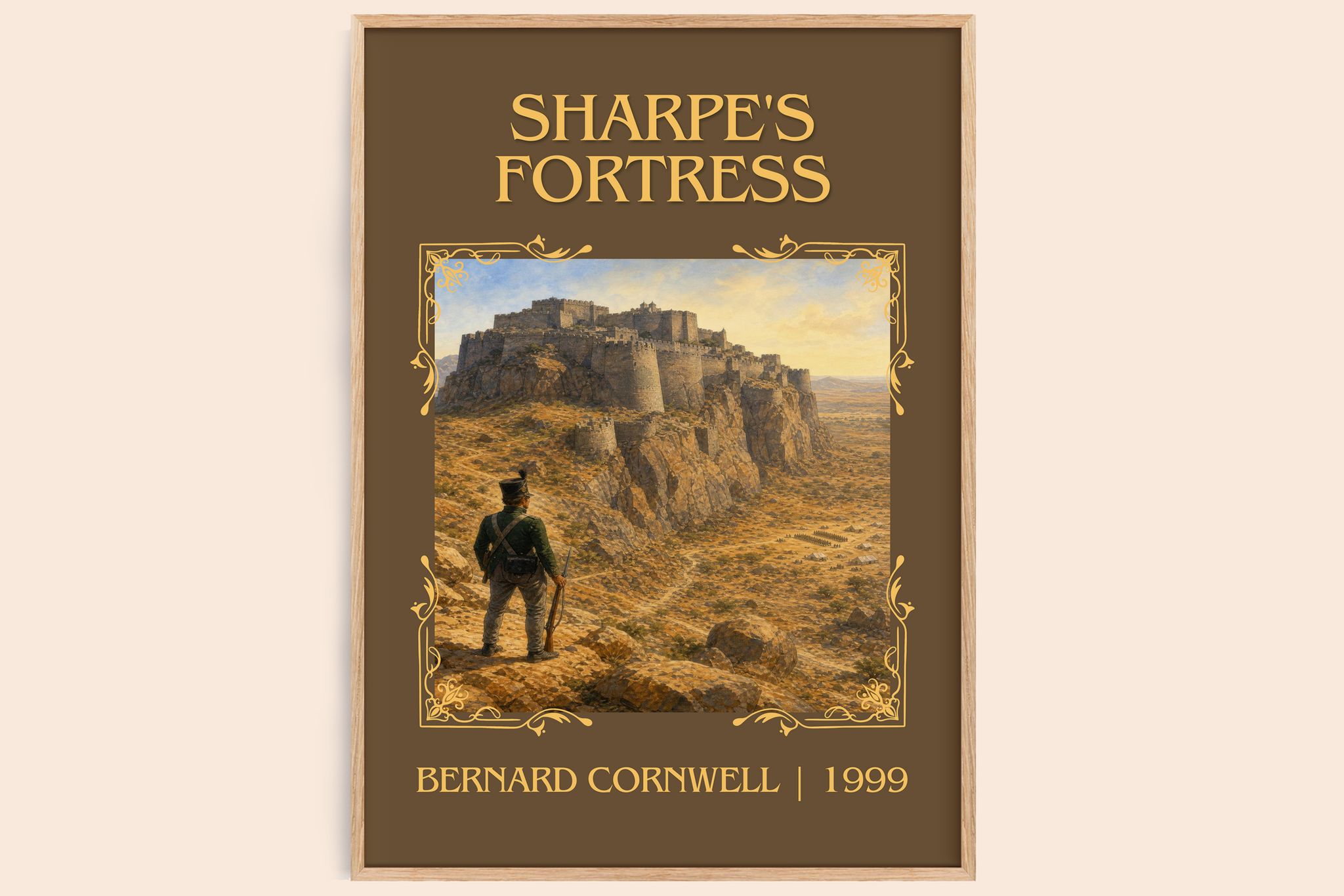 Sharpe's Fortress Classic Book Art Print by Bernard Cornwell