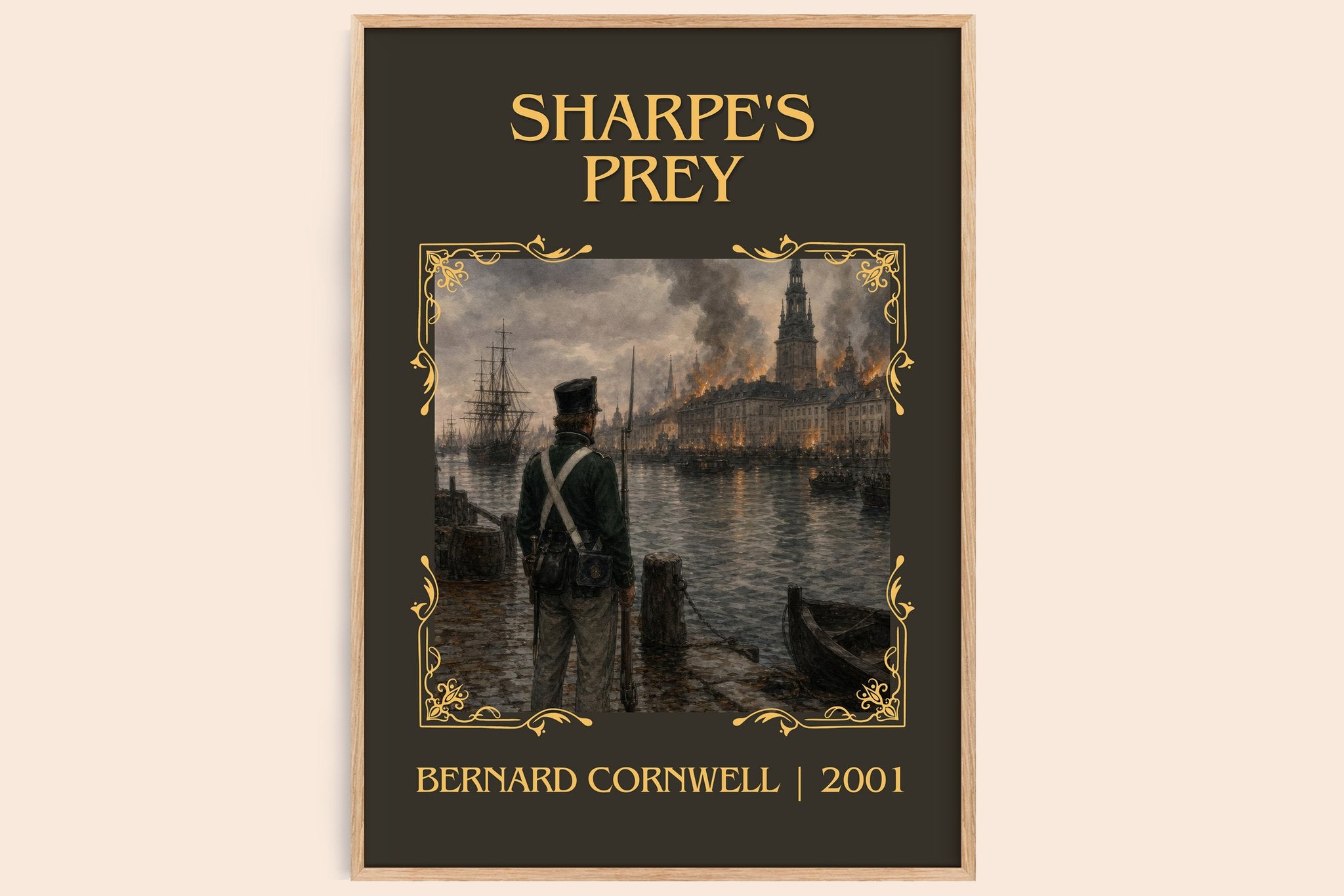 Sharpe's Prey Classic Book Art Print by Bernard Cornwell