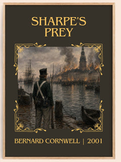 Sharpe's Prey Classic Book Art Print by Bernard Cornwell – book poster