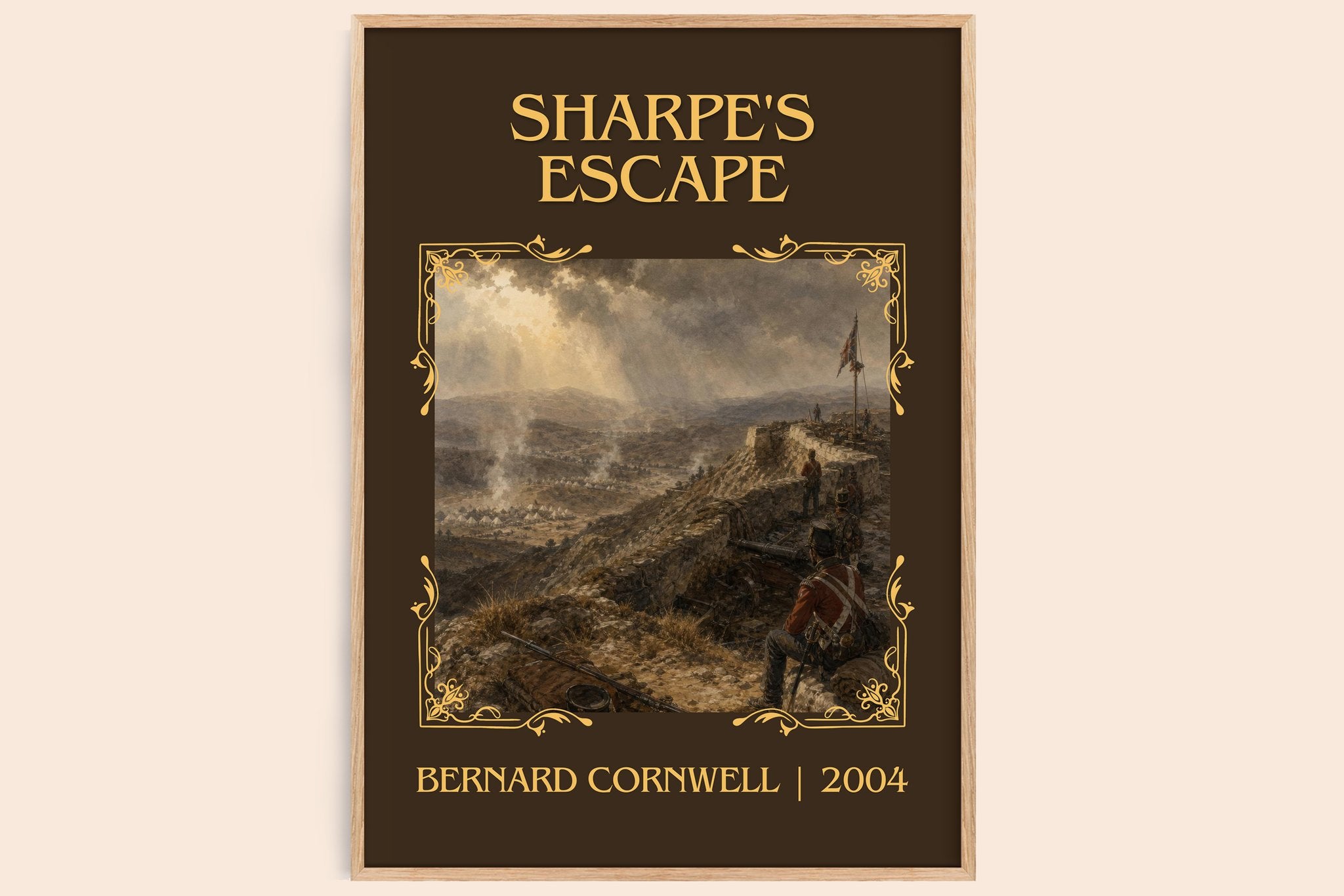 Sharpe's Escape Classic Book Art Print by Bernard Cornwell