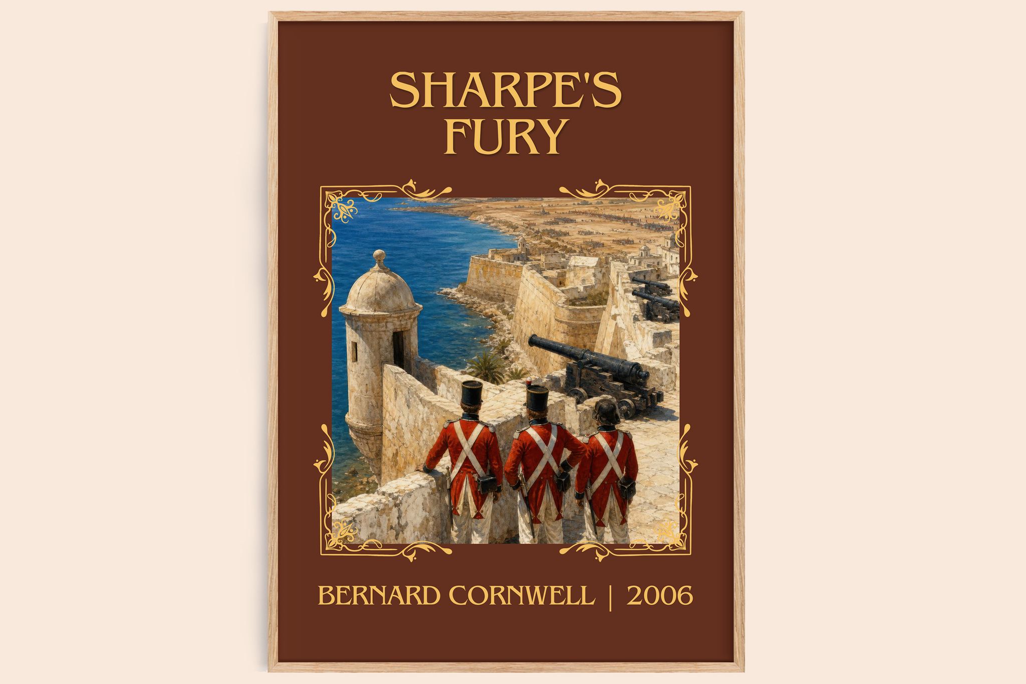 Sharpe's Fury Classic Book Art Print by Bernard Cornwell