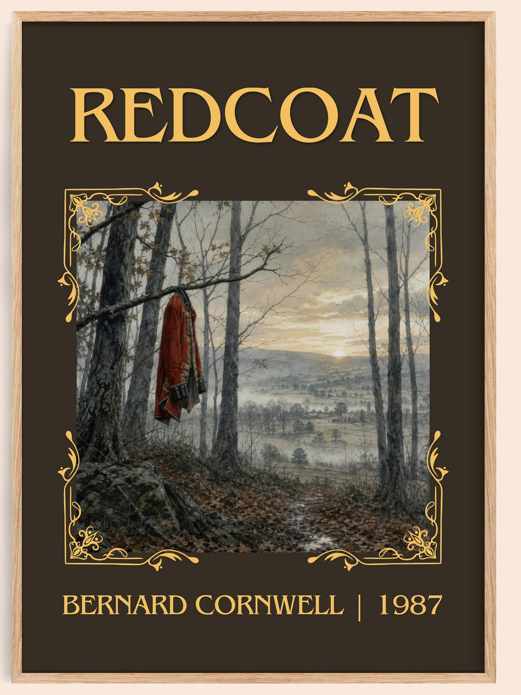 Redcoat Classic Book Art Print by Bernard Cornwell – book poster