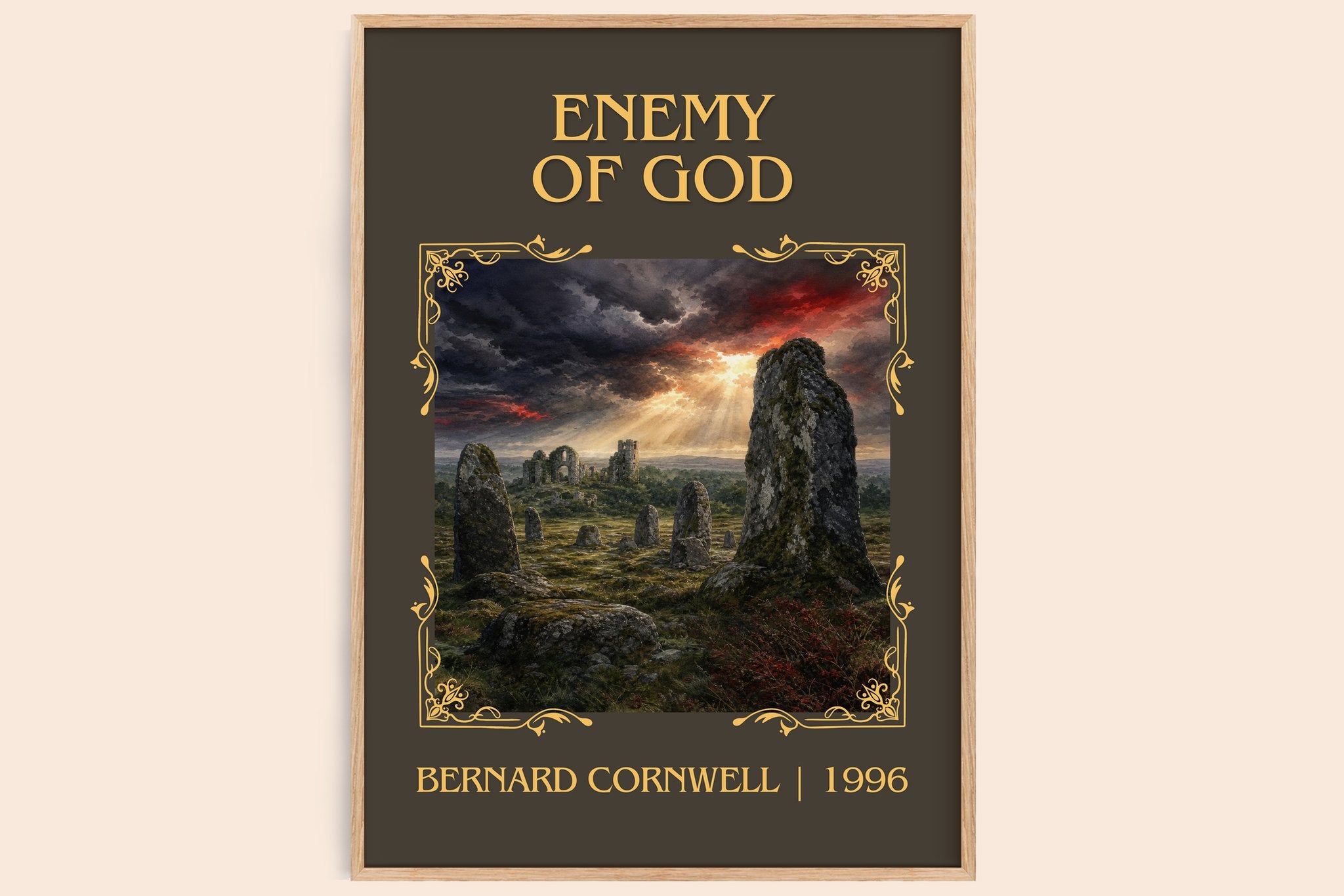 Enemy of God Classic Book Art Print by Bernard Cornwell