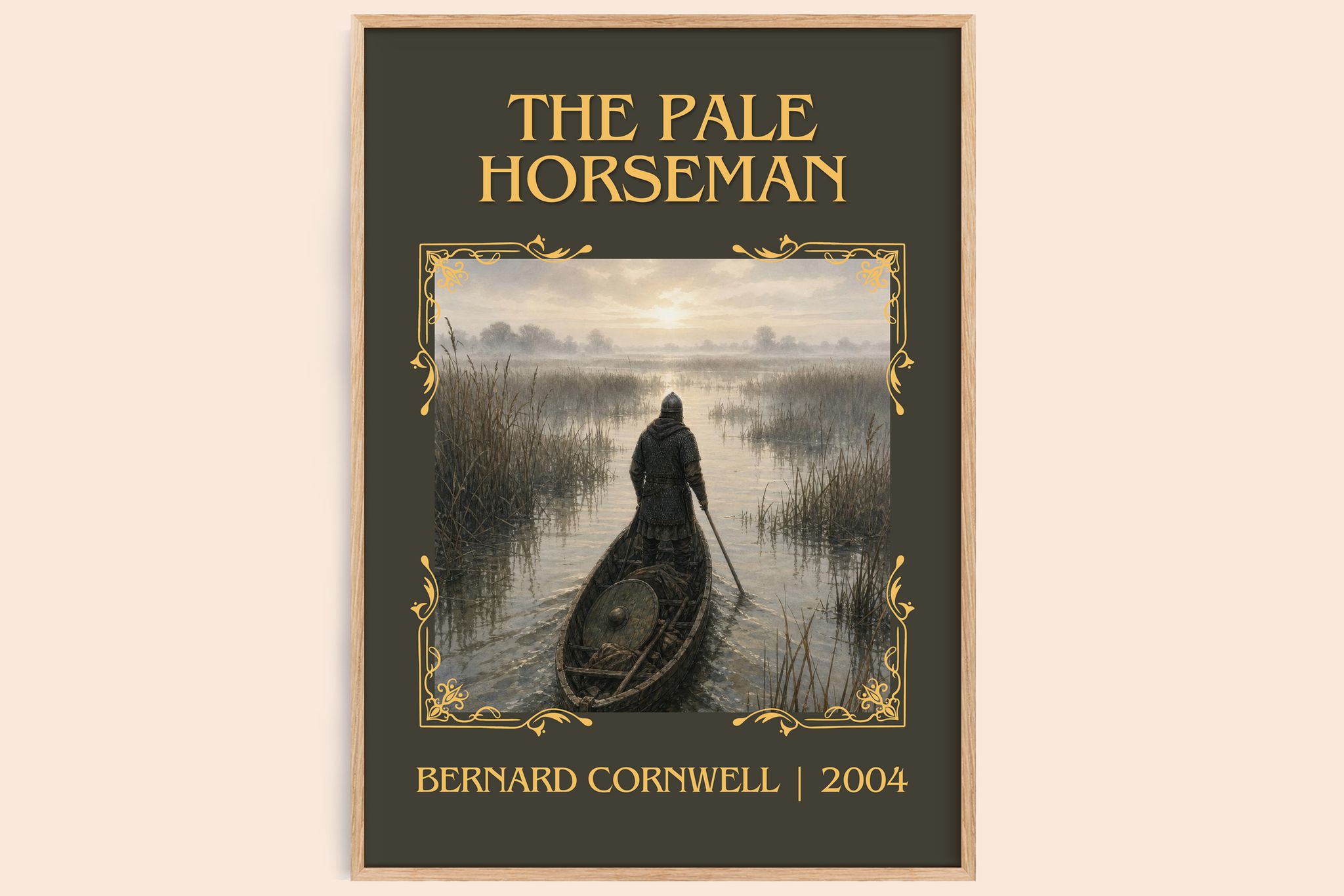 The Pale Horseman Classic Book Art Print by Bernard Cornwell