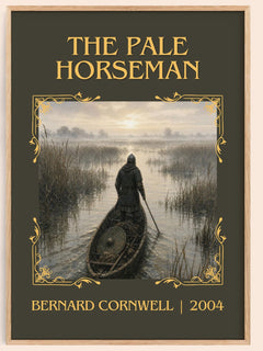 The Pale Horseman Classic Book Art Print by Bernard Cornwell – book poster