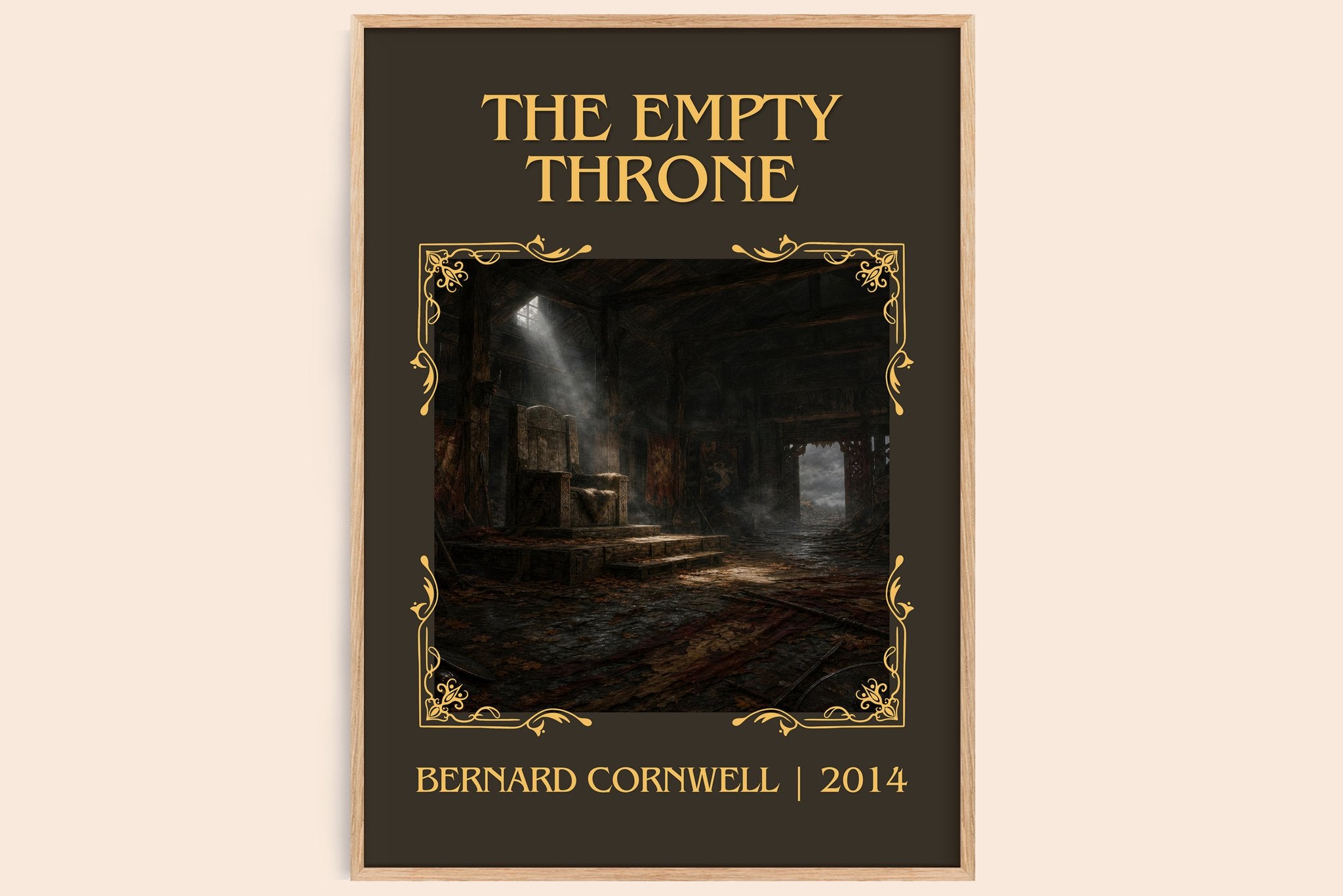 The Empty Throne Classic Book Art Print by Bernard Cornwell