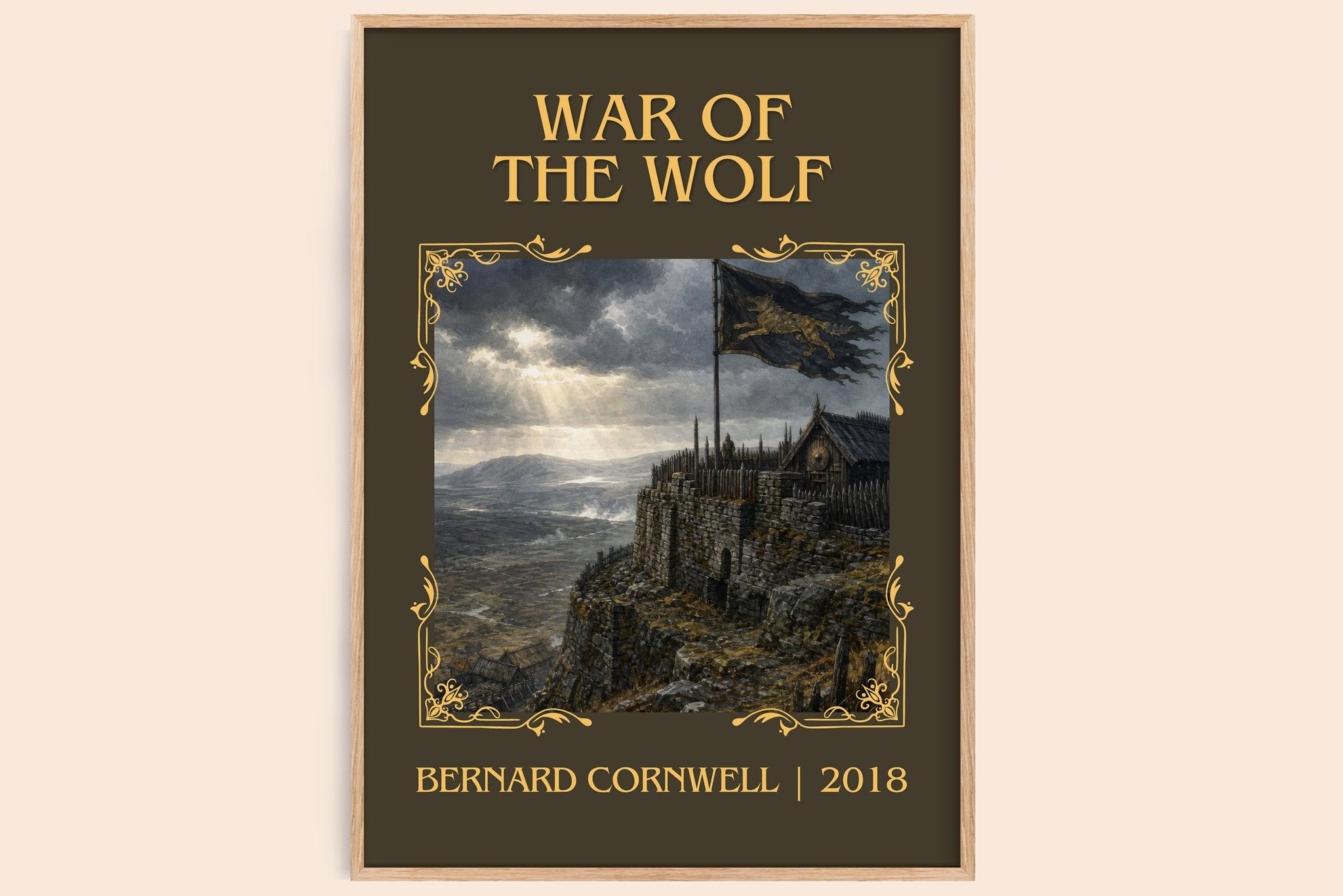 War of the Wolf Classic Book Art Print by Bernard Cornwell