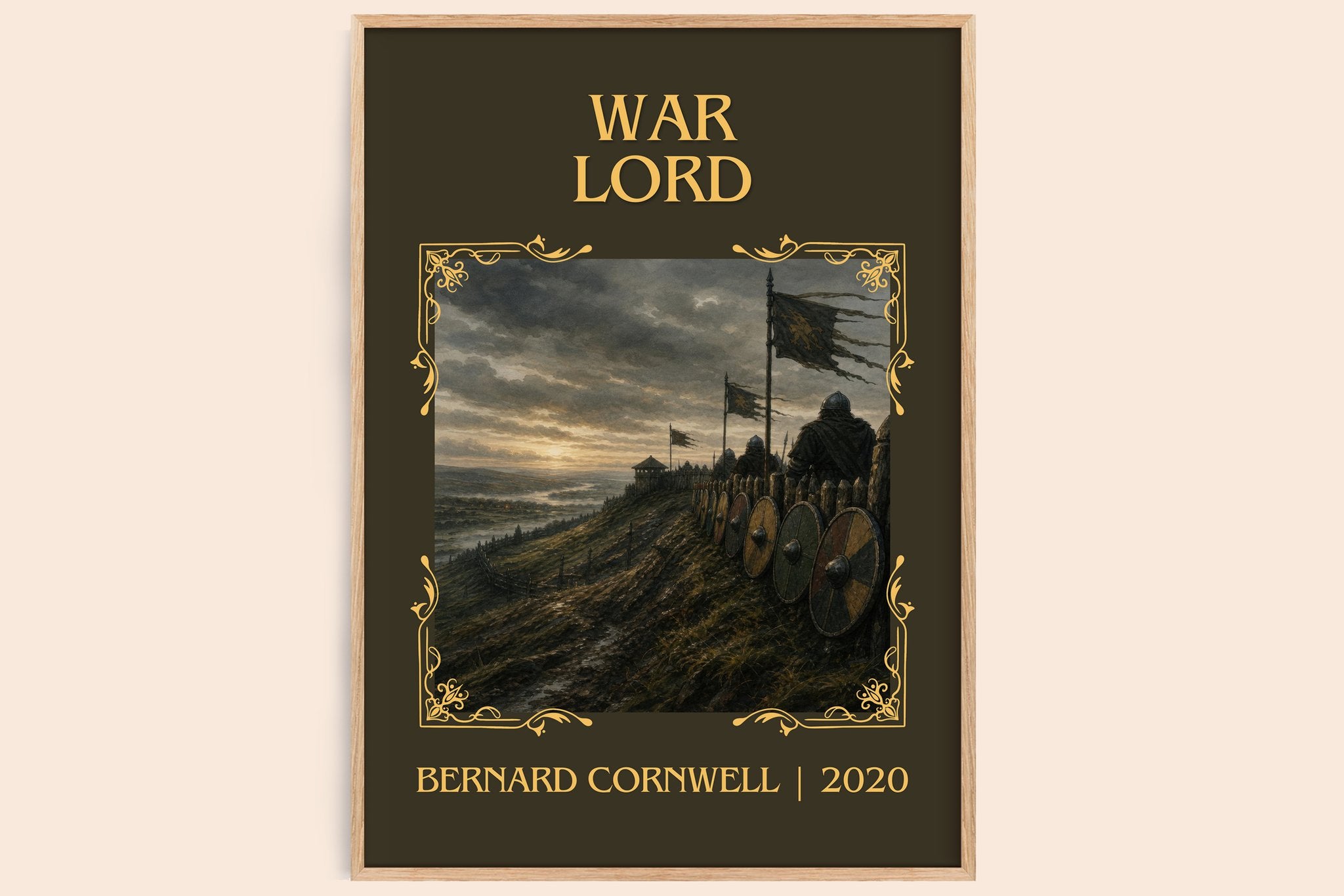 War Lord Classic Book Art Print by Bernard Cornwell