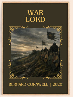War Lord Classic Book Art Print by Bernard Cornwell – book poster