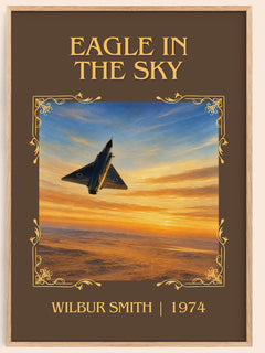 Eagle in the Sky Classic Book Art Print by Wilbur Smith – book poster