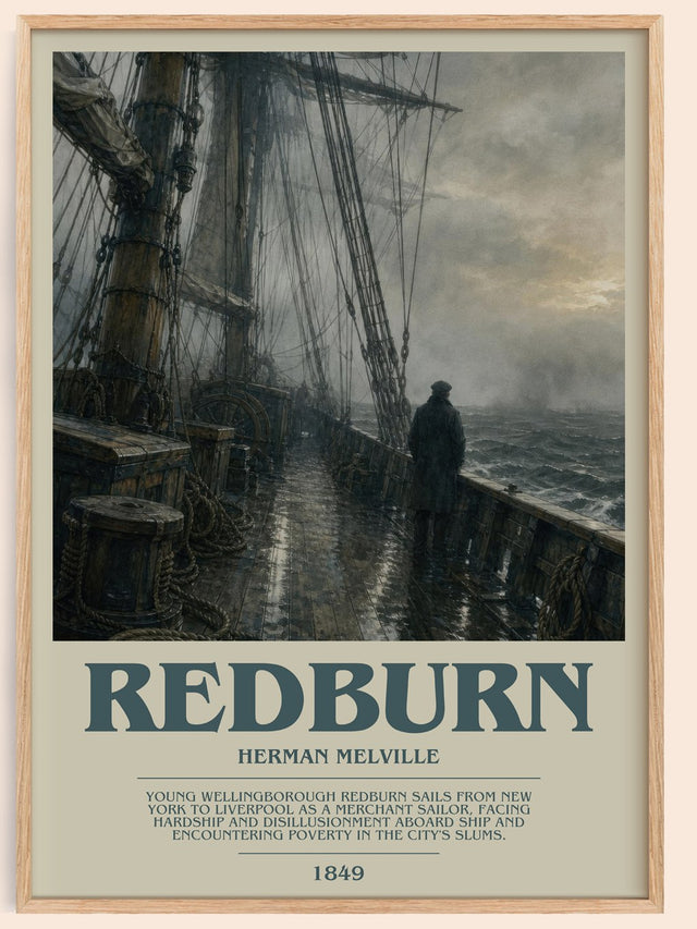 Redburn Bookish Wall Art by Herman Melville