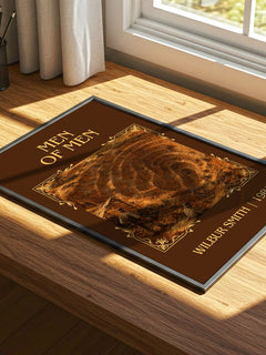 Men of Men Classic Book Art Print by Wilbur Smith – print on a sunlit desk