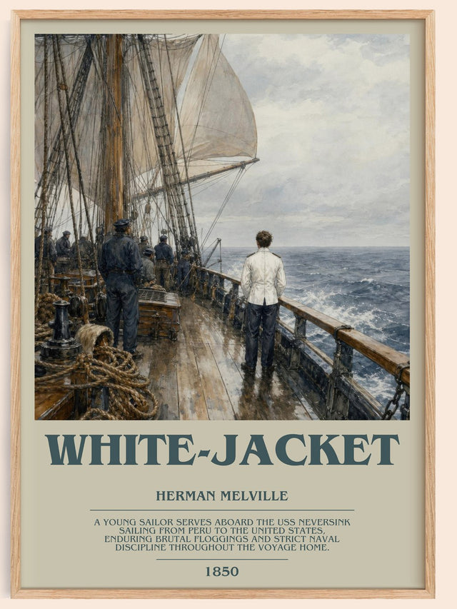 White-Jacket Bookish Wall Art by Herman Melville