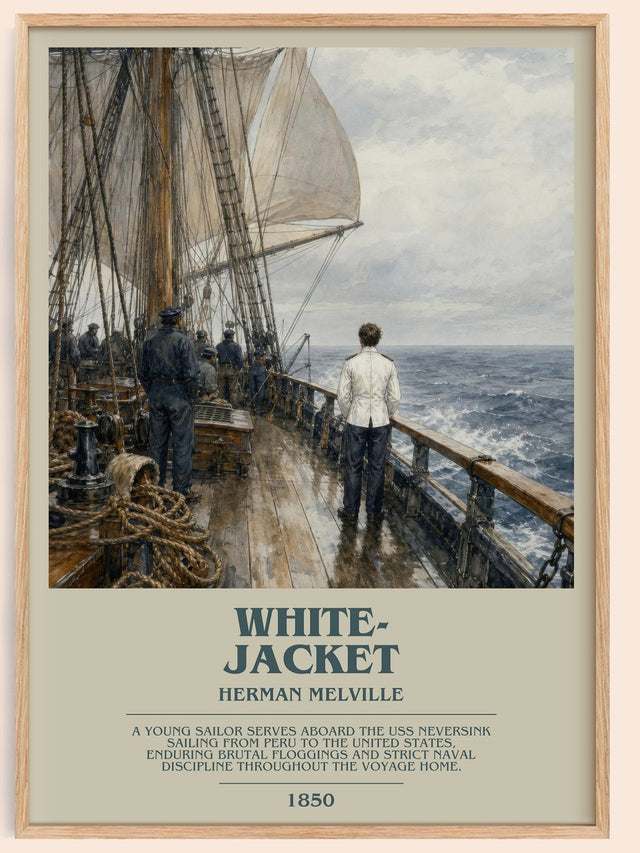 White-Jacket Bookish Wall Art by Herman Melville