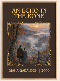 An Echo in the Bone Classic Book Art Print by Diana Gabaldon – book poster