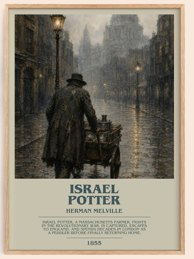 Israel Potter Bookish Wall Art by Herman Melville