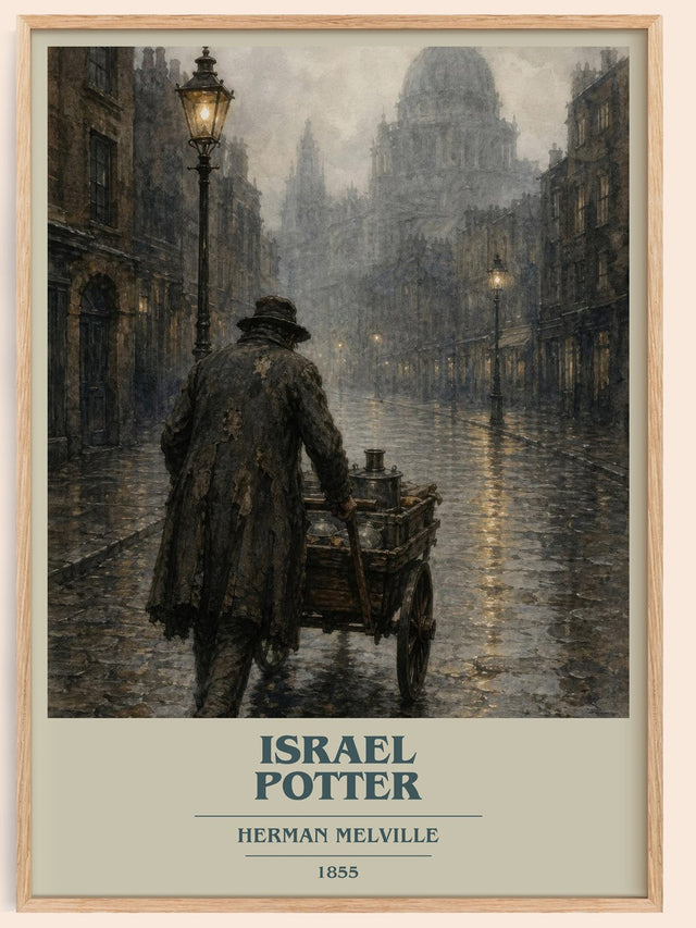 Israel Potter Book Cover Poster by Herman Melville