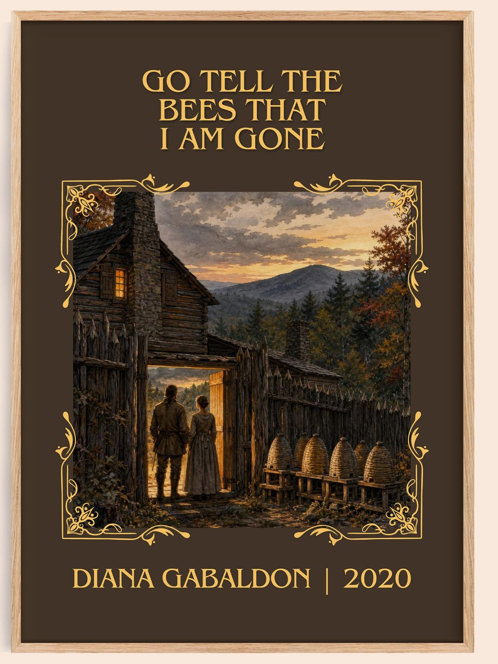 Go Tell the Bees That I Am Gone Classic Book Art Print by D. Gabaldon – book poster