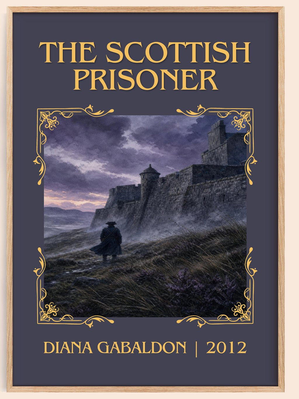 The Scottish Prisoner Classic Book Art Print by Diana Gabaldon – book poster
