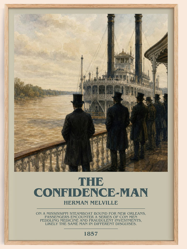 The Confidence-Man Bookish Wall Art by Herman Melville